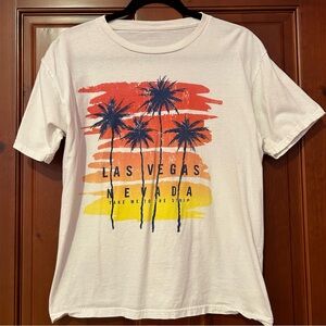 Las Vegas Take Me to the Strip Palm Trees and Sunset T Shirt